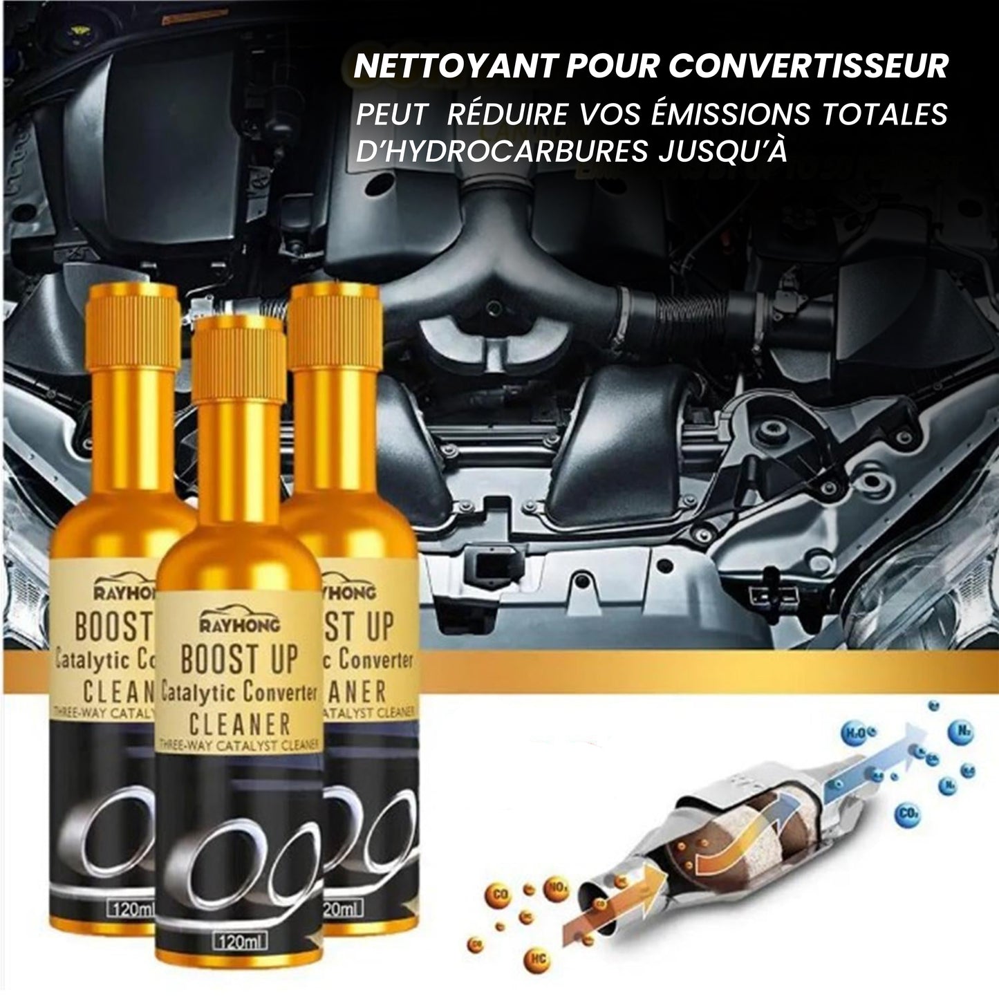 Nettoyage Express du Moteur de Voiture