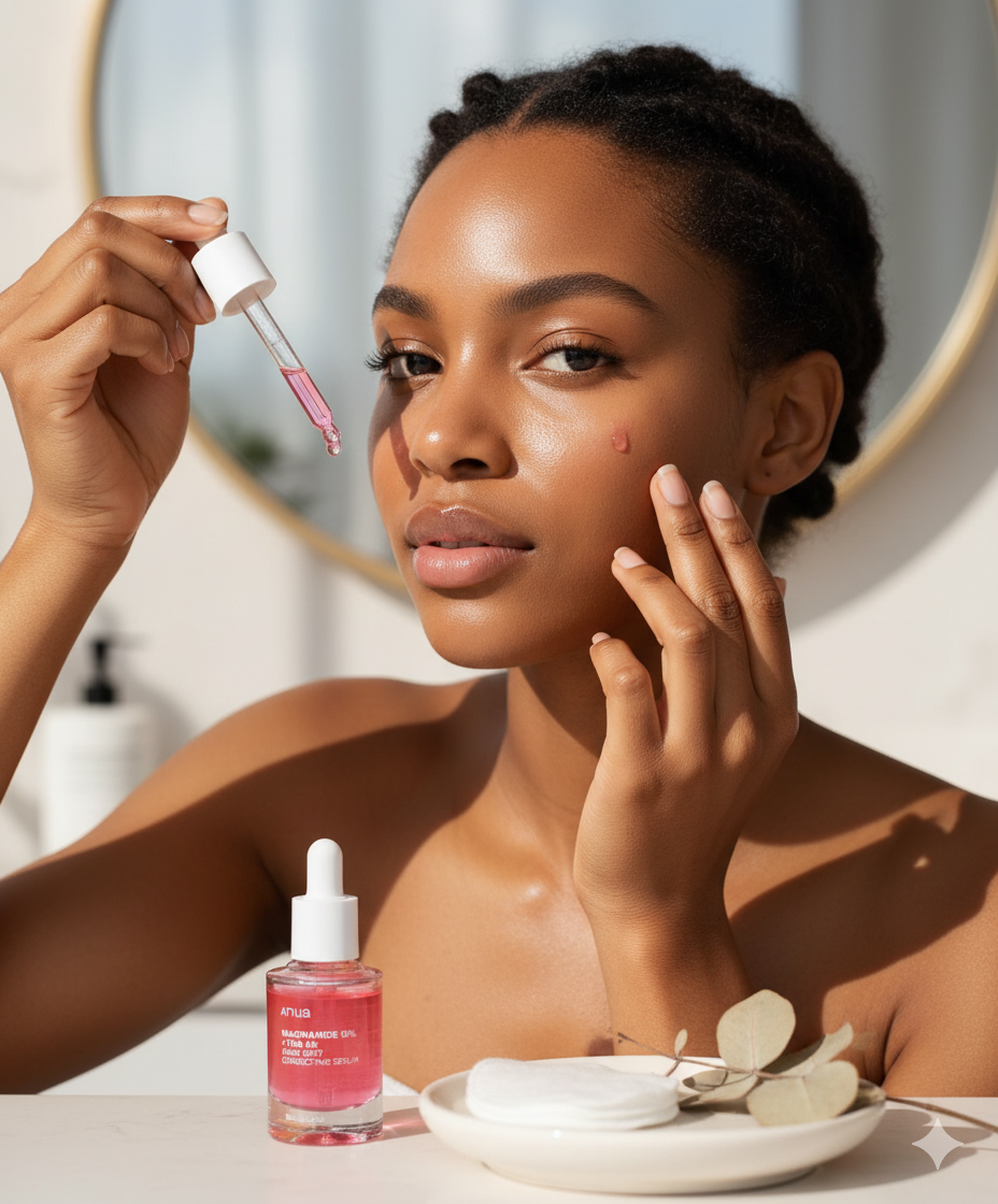 Teint Éclatant & Taches Atténuées en 2 Semaines – Le Sérum Coréen Anua