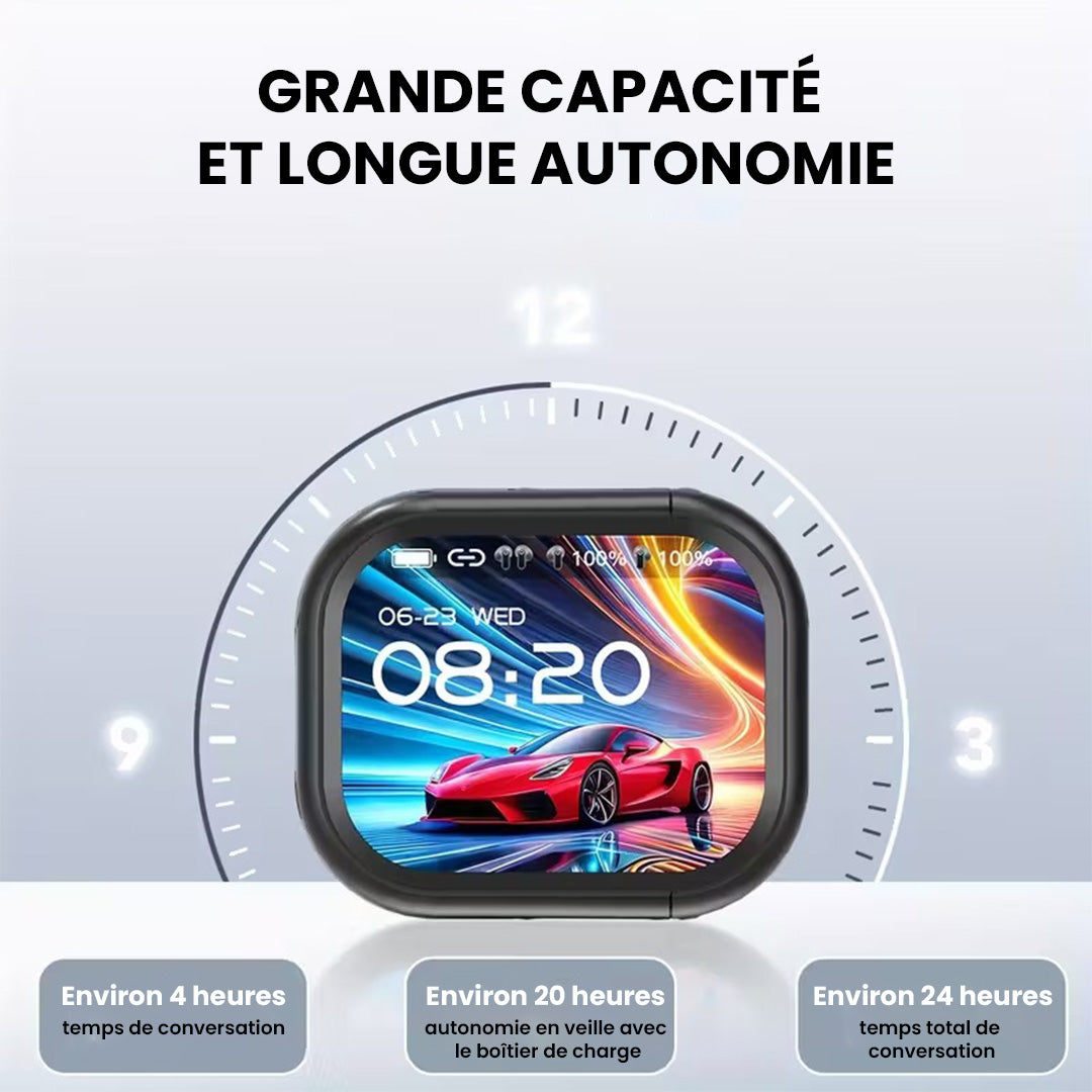 Ne20 Smart Ecouteurs Bluetooth avec écran LED
