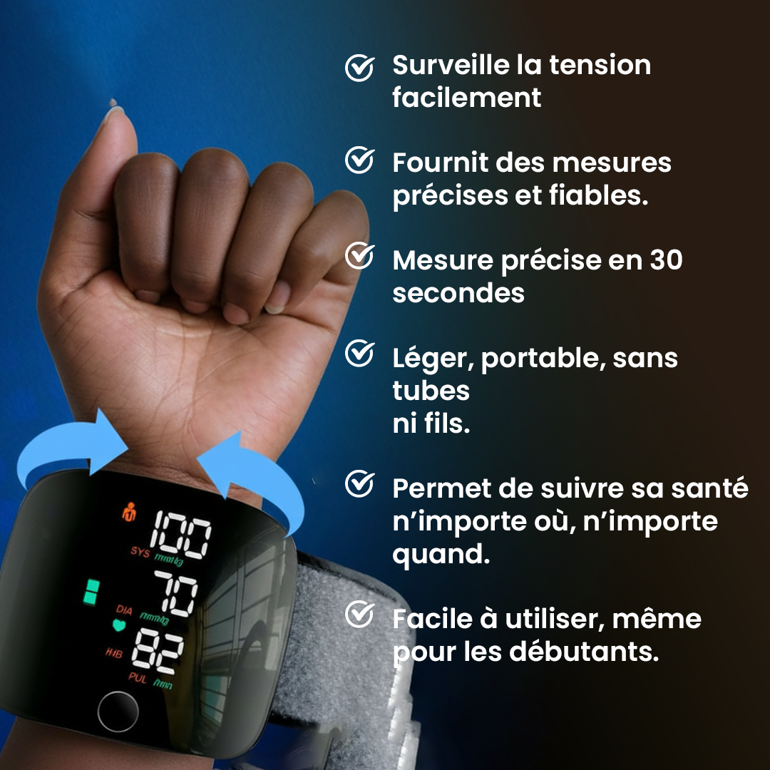 Tensiomètre Intelligent au Poignet