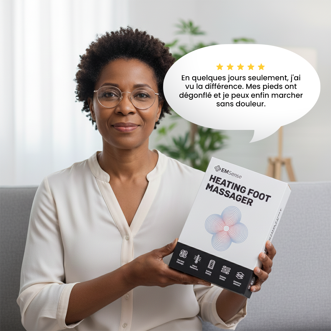 EMSense™ – Massager de Pieds Triple Thérapie