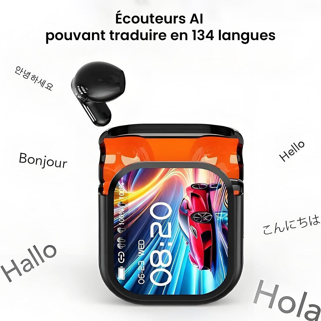 Ne20 Smart Ecouteurs Bluetooth avec écran LED
