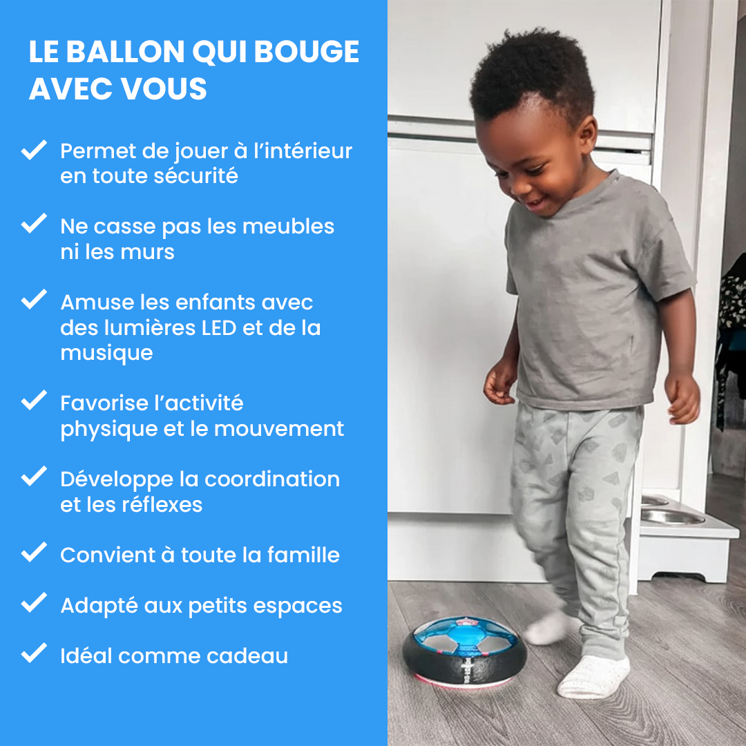 LED Hover Football – Ballon Flottant à LED pour Jeux Indoor & Outdoor