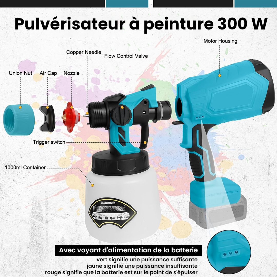 Pistolet à Peinture Pro Sans Fil