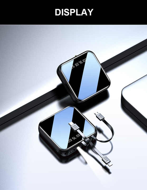 Mini Power Bank 3-en-1