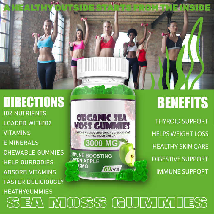 Gommes Détox à la Mousse de Mer