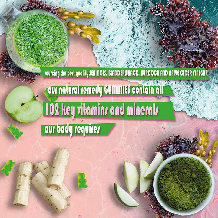 Gommes Détox à la Mousse de Mer