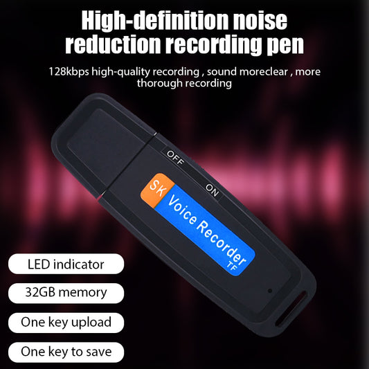 Enregistreur Audio USB – Compact, Simple et Efficace
