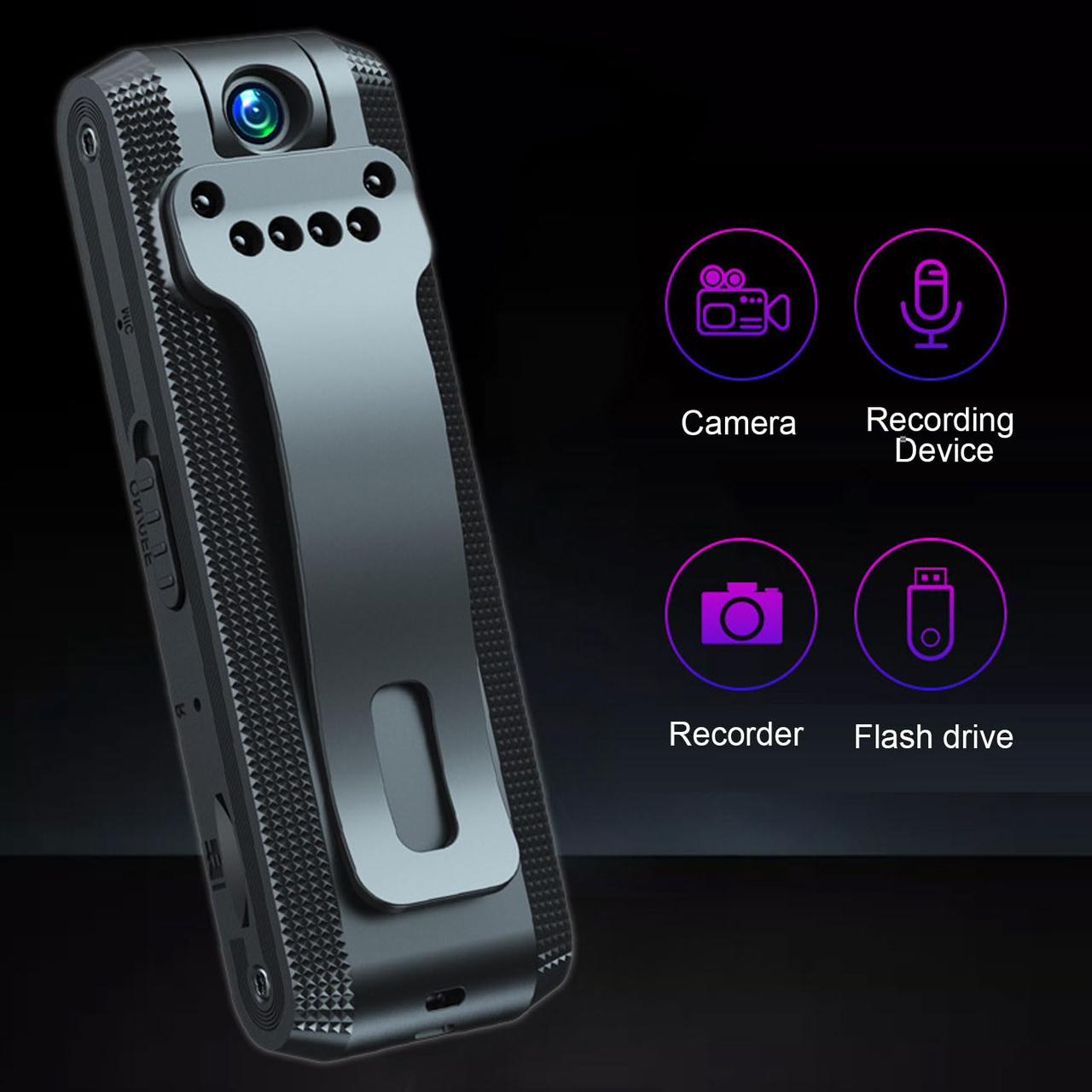 Mini Caméra HD 1080P - Micro Caméra Corporelle