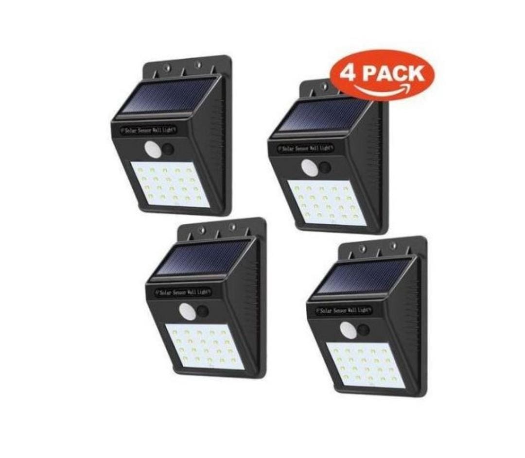 Lampe Solaire d'Extérieur avec Détecteur de Mouvement - 6W