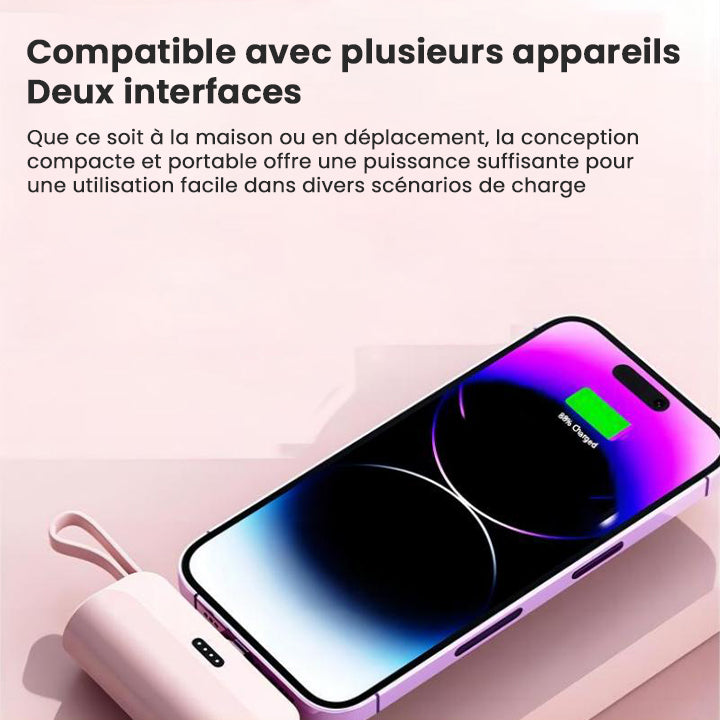 Mini Banque de Puissance 5000 mAh