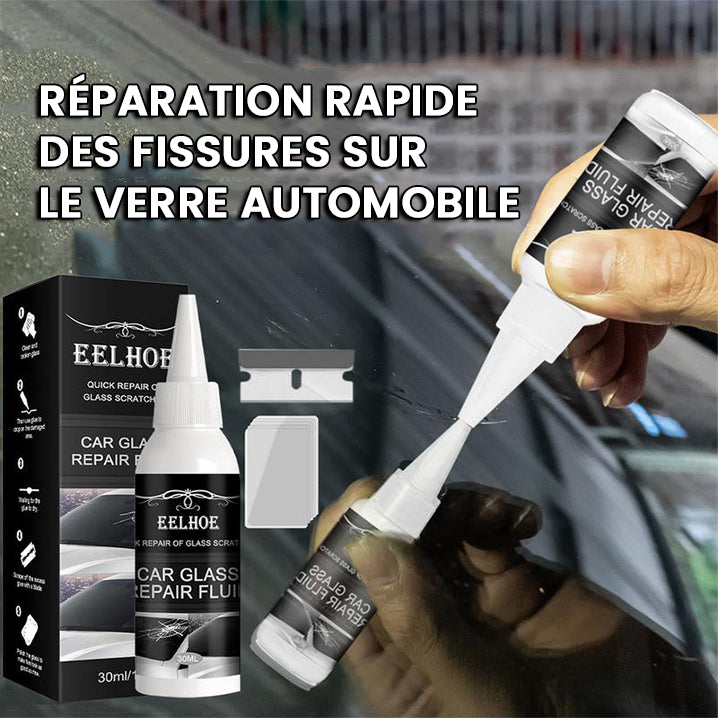 Liquide Anti-Rayures pour pare-brise Fissuré