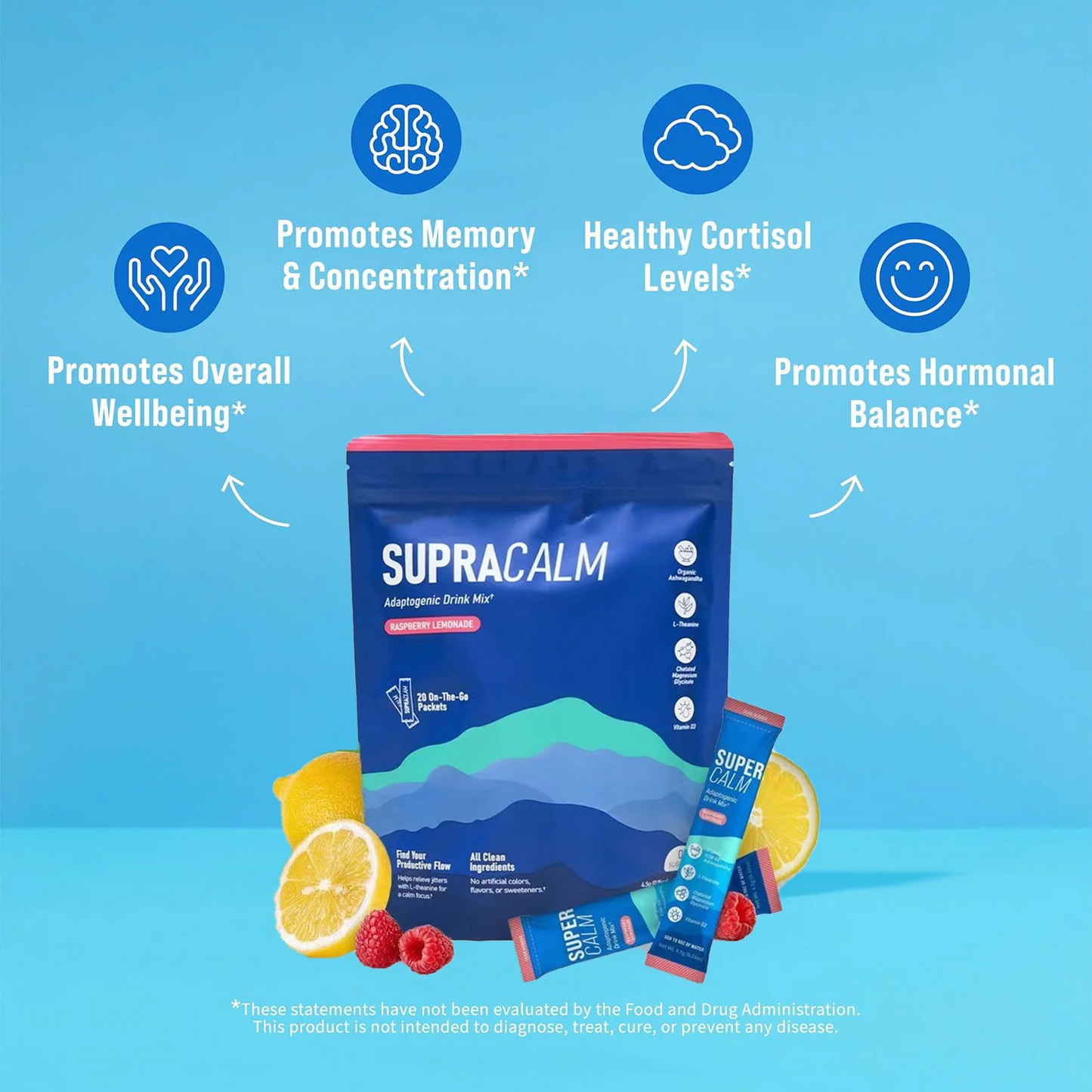 SupraCalm Equilbre – Drink Mix Framboise & Citron