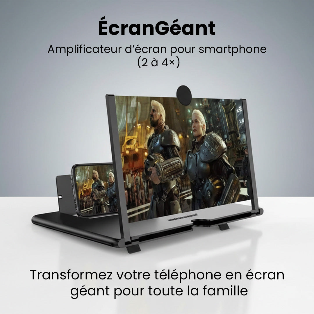 ÉcranGéant - Transforme ton téléphone en écran géant portable