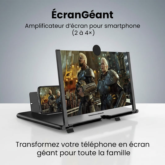 ÉcranGéant - Transforme ton téléphone en écran géant portable