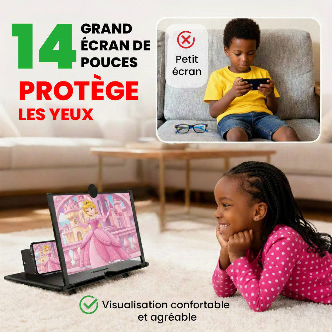 ÉcranGéant - Transforme ton téléphone en écran géant portable